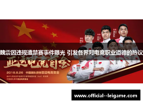 魏震因违规遭禁赛事件曝光 引发各界对电竞职业道德的热议